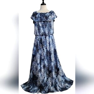 Long blue dress form Premier Amour. Size 14.